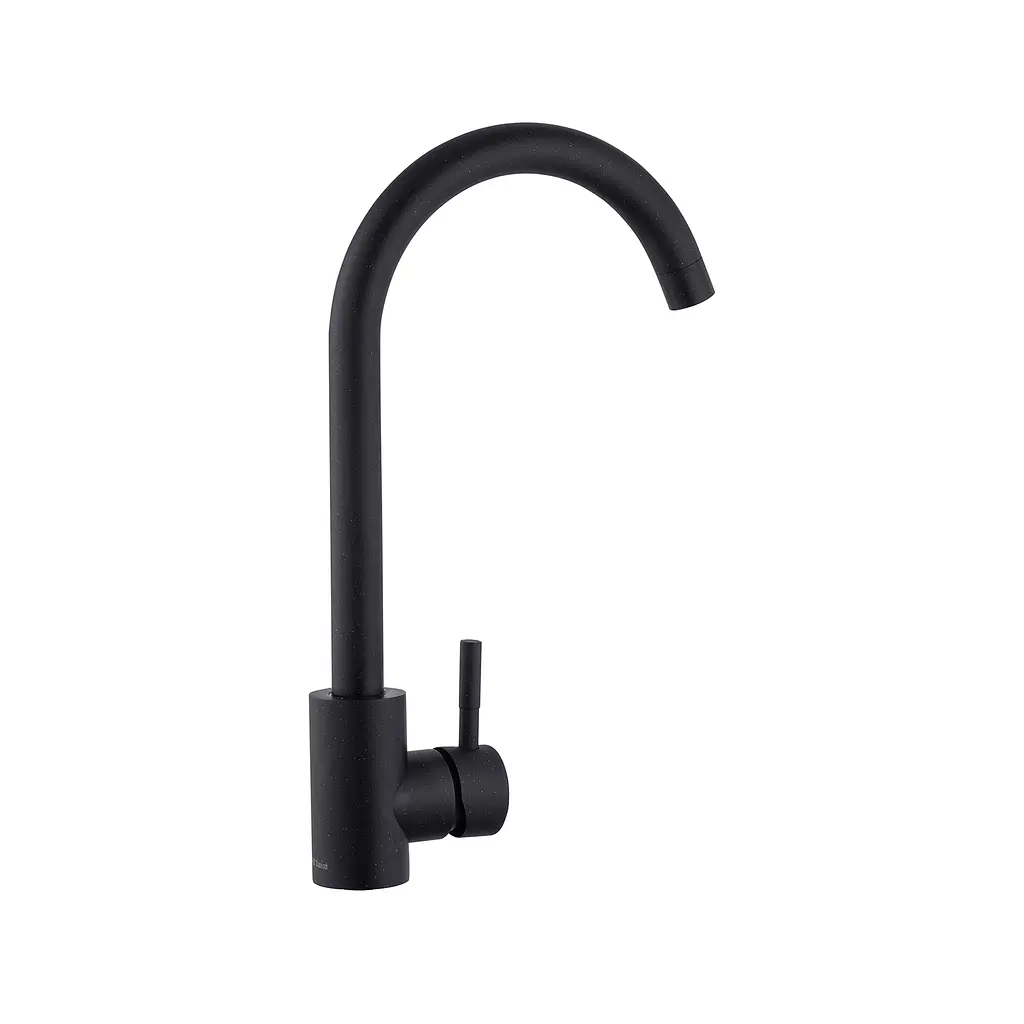Смеситель для кухни Kroner KRP Edelstahl Klassisch - SCH035 CV023003 Черный матовый - фото 3