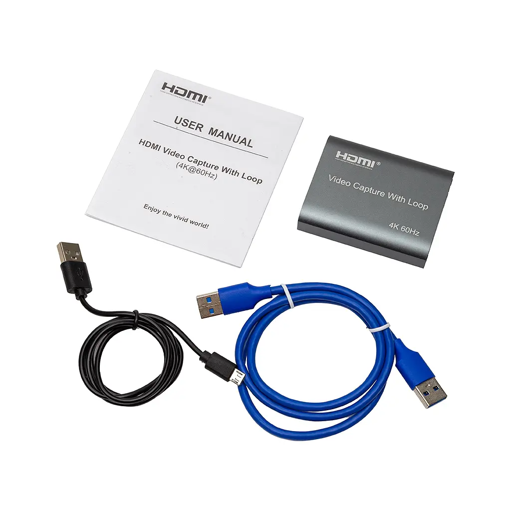 Устройство захвата видео PowerPlant HDVC7 HDMI USB2.0 4k/60hz (CA914173) - фото 2