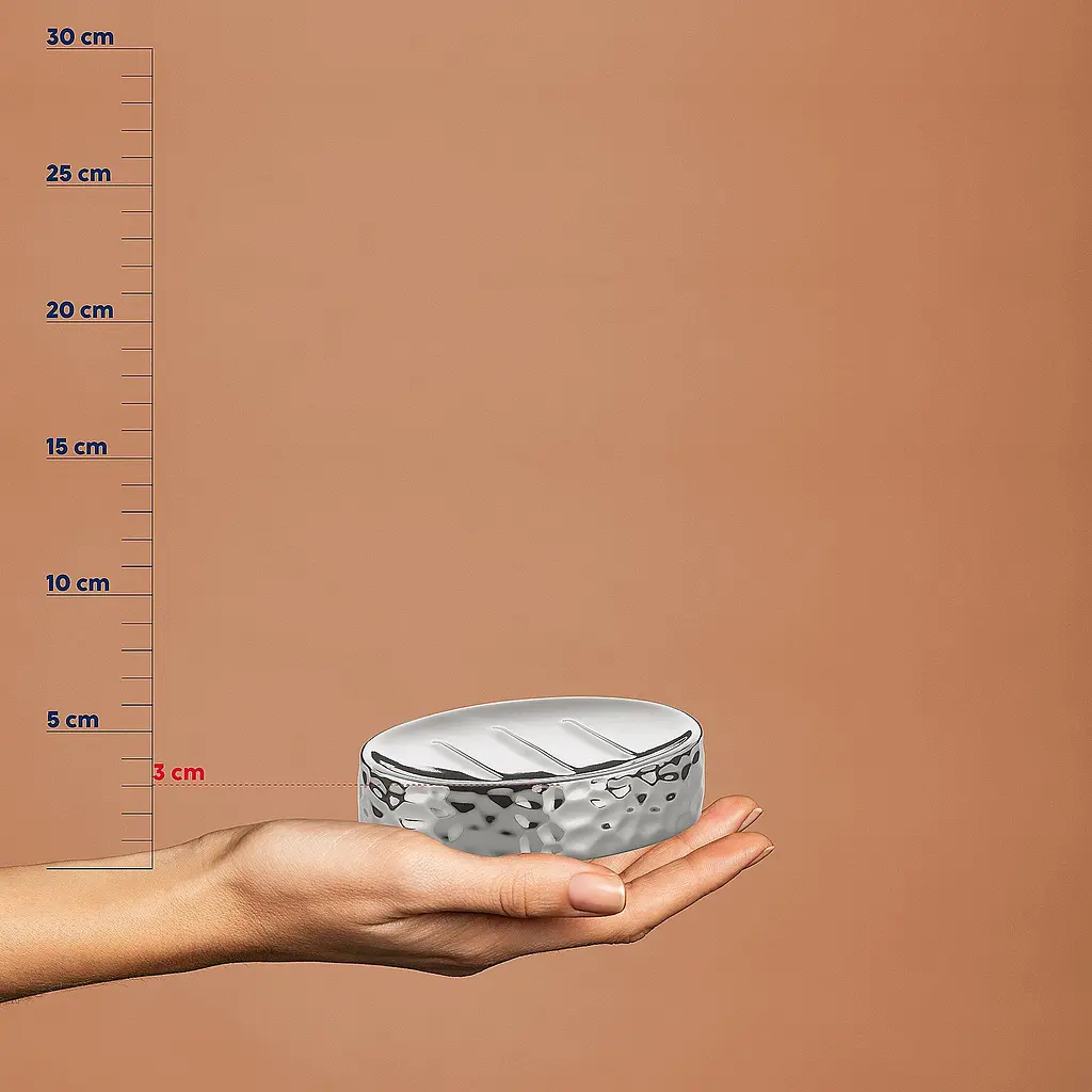 Мильниця Kela Sterling 12x8.5x3 см срібна (23780) - фото 3