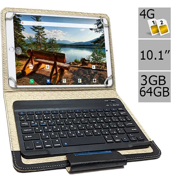 Планшет-телефон Hoozo MT Pad 364 LTE 3/64 Red + Чехол с Bluetooth клавиатурой - фото 2