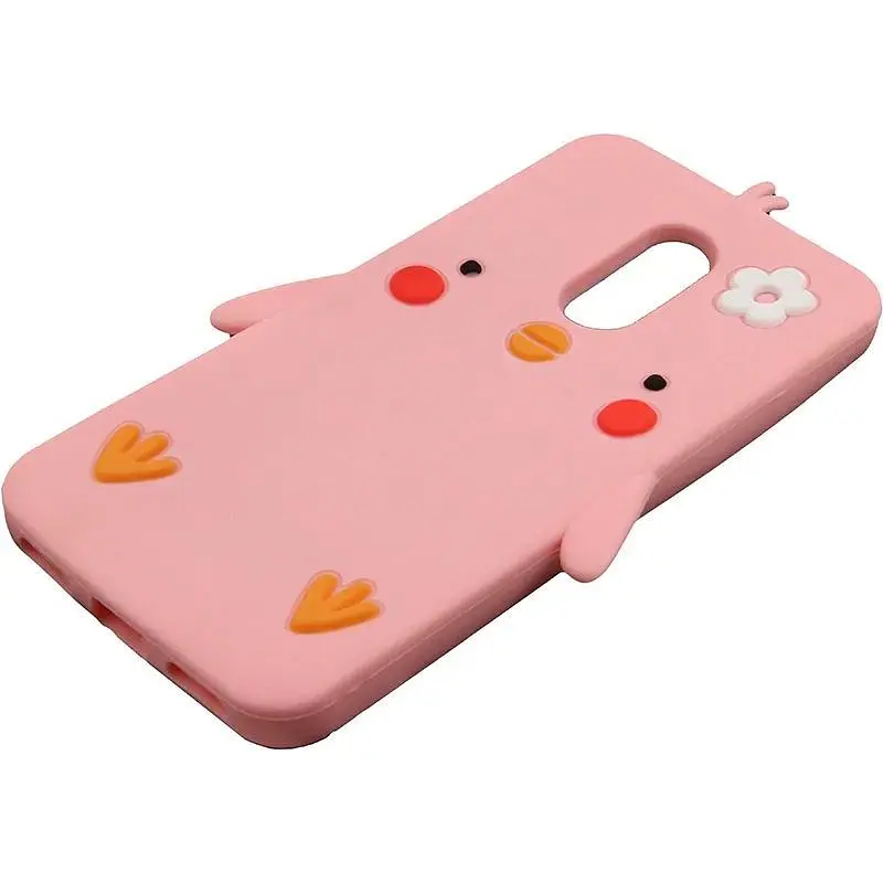 Чохол-накладка Toto Silicon Сartoon Network Chicken Case Xiaomi Redmi 5 Plus Pink - фото 4