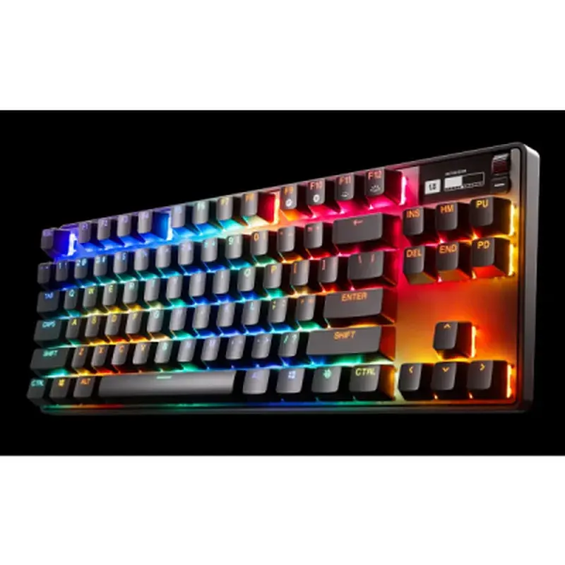 Клавіатура SteelSeries Apex Pro TKL Wireless Gen 3 UA HyperMagnetic OmniPoint 2.0 OLED UA Black (64871) - фото 6