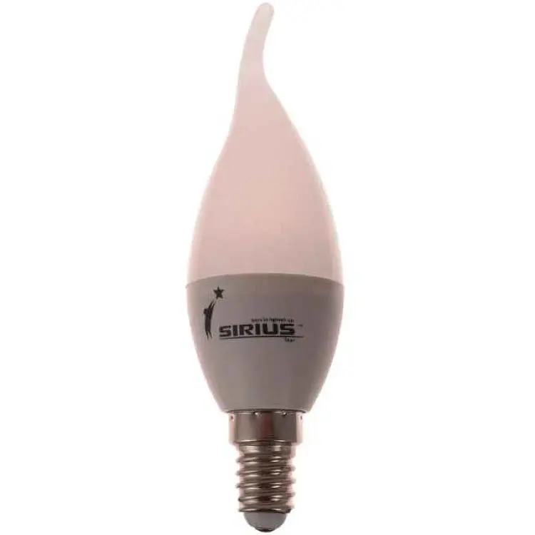 Лампа SIRIUS 6Вт 3204 G-лампа LED 1-LS-3204 СА37 4000K-E14