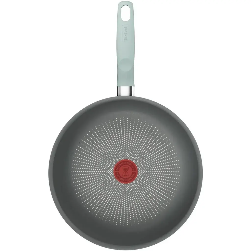 Сковорода ВОК Tefal Halo Eucalyptus 26 см сіра (G0167702) - фото 2