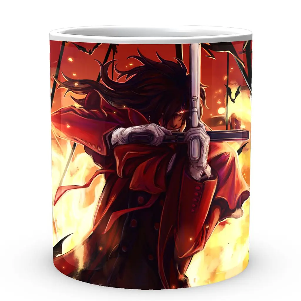 Кухоль GeekLand Hellsing Хелсінг Алукард HLS 02.15 330 мл білий - фото 2