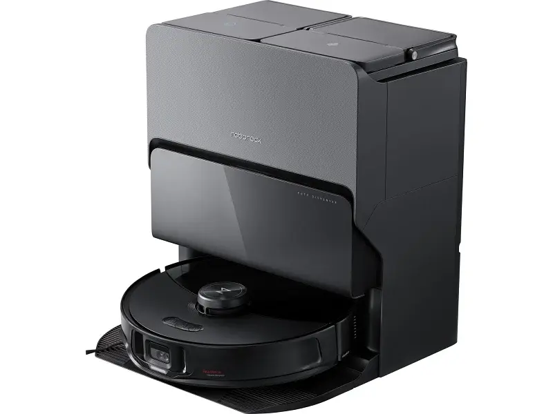 Робот-пилосос з вологим прибиранням RoboRock S8 MaxV Ultra Black