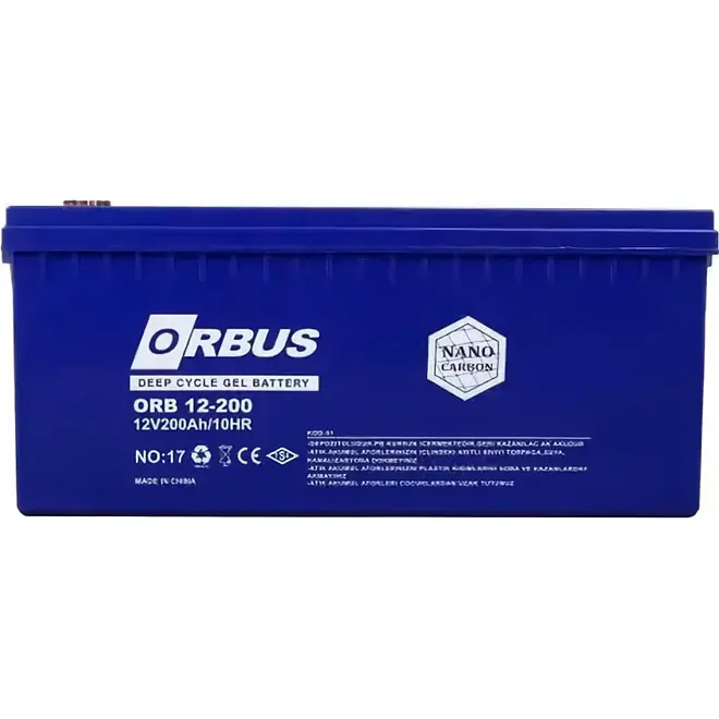 Аккумулятор Orbus CG12200 GEL 12V [12V/200Ah/2400Wh] [112065] - фото 3