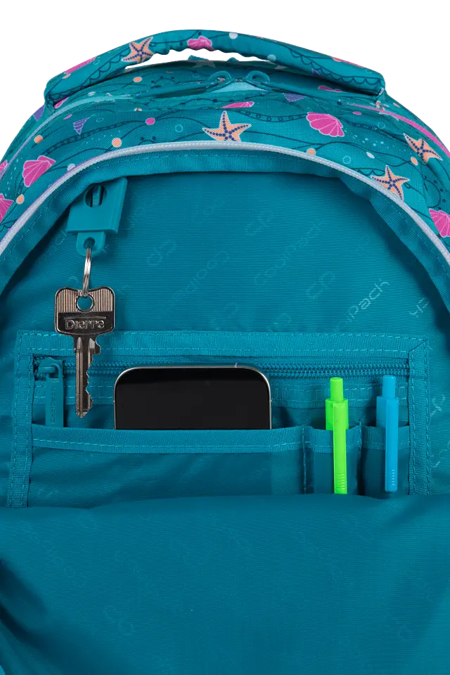 Рюкзак CoolPack Jerry Seafish 19 л 39х28х19 см бірюзовий (F029963) - фото 5