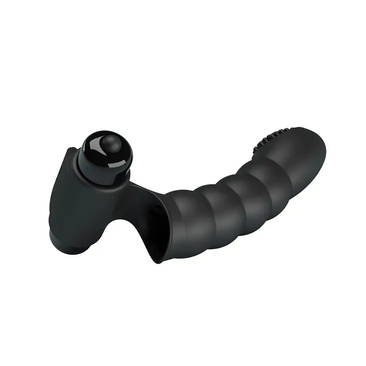 Насадка на палець - Pretty Love Alexander Finger Vibrator Black - фото 7