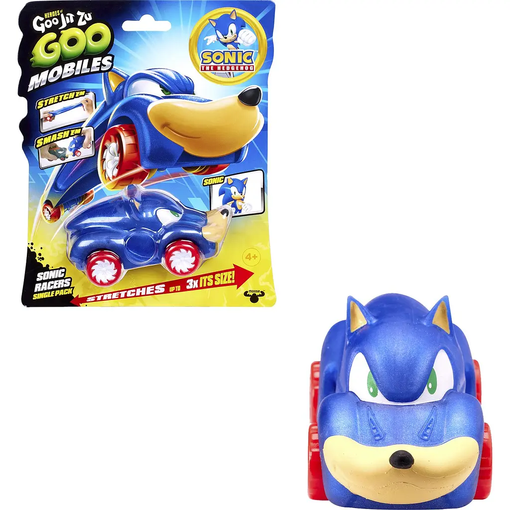 Фігурка що розтягується GooJitZu Heroes of Goo Jit Zu Goo Mobiles Sonic (123651) - фото 3