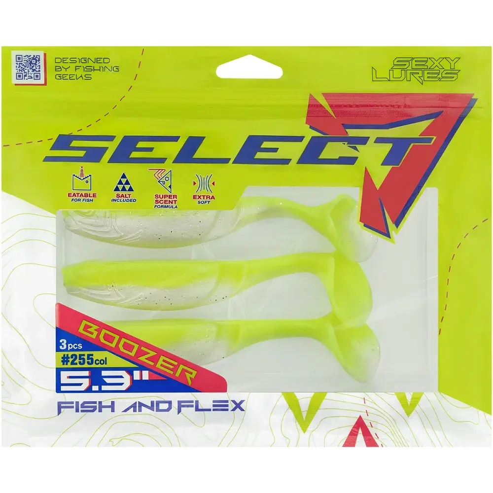 Силікон Select Boozer SE 5.3" 255 (3 шт/уп) - фото 2