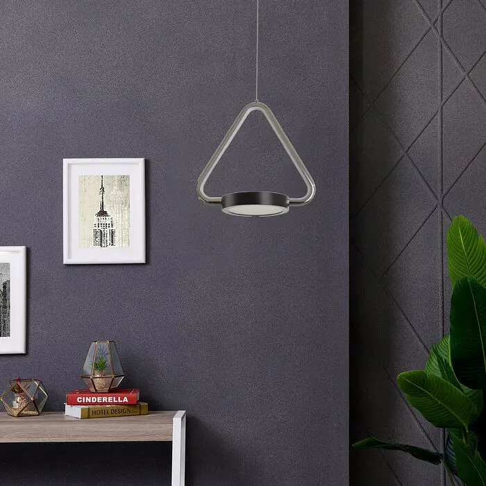 Люстра Brille подвесная лофт LED 22W NW CH/BK (BL-880S/1) - фото 4