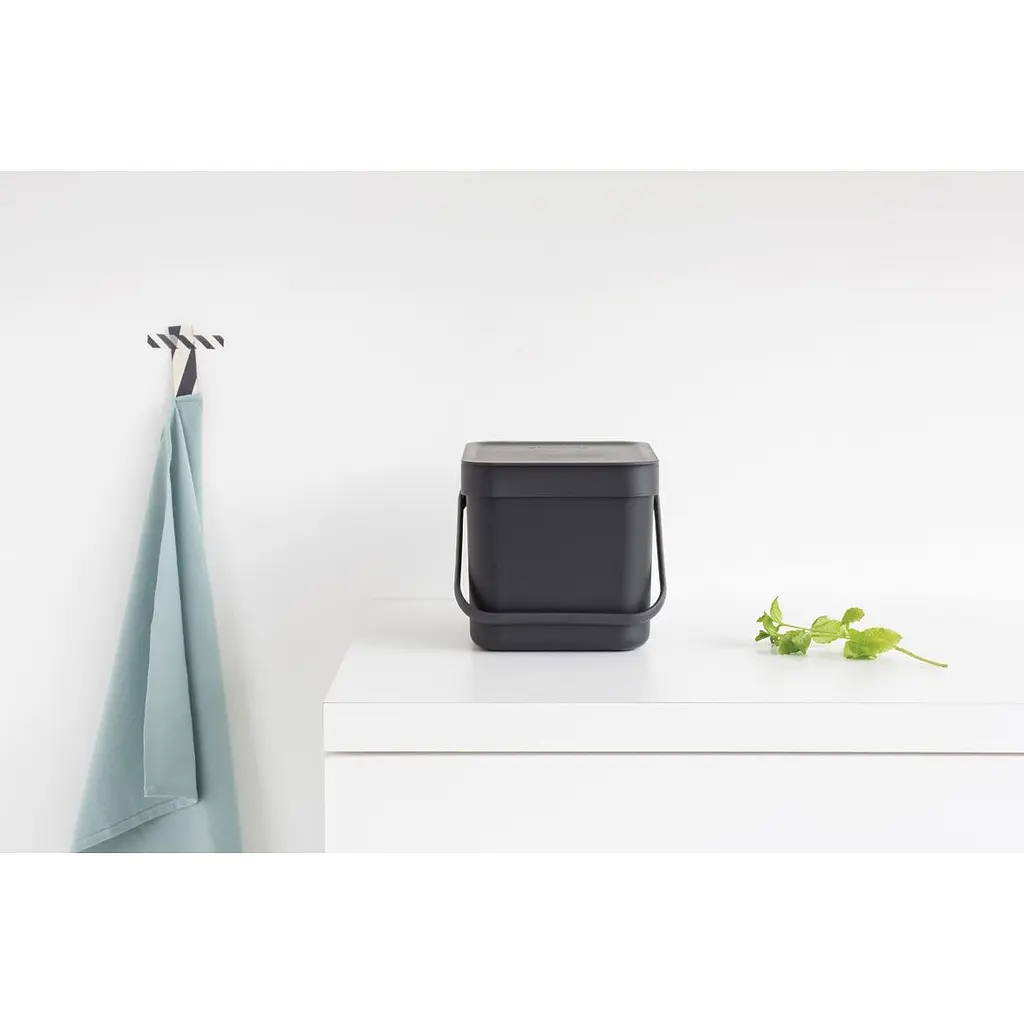 Відро для сміття Brabantia Sort&Go темно-сіре 6 л (109720) - фото 7