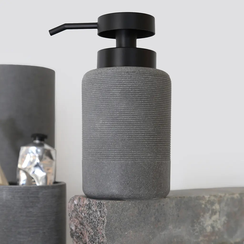 Комплект аксесуарів для санвузла МВМ My Home London сірий (MVM-MH-44 GRAY) - фото 6