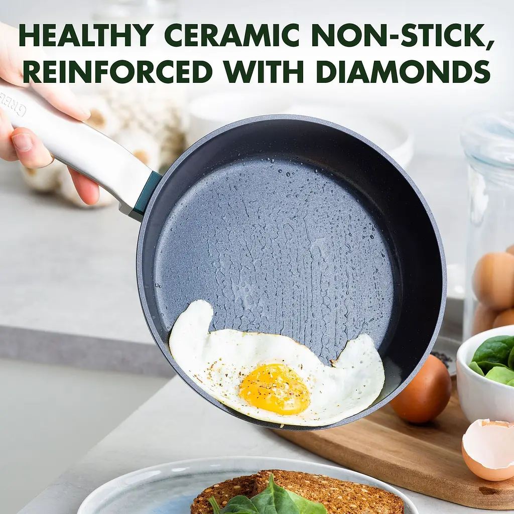 Сковорода GreenPan Evolution 24 см темно-зелена (CC006390-001) - фото 5