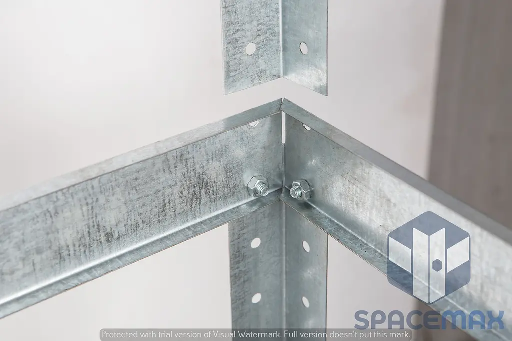 Стелаж металевий 100×100×50 оцинкований самозбірний SPACEMAX - фото 5