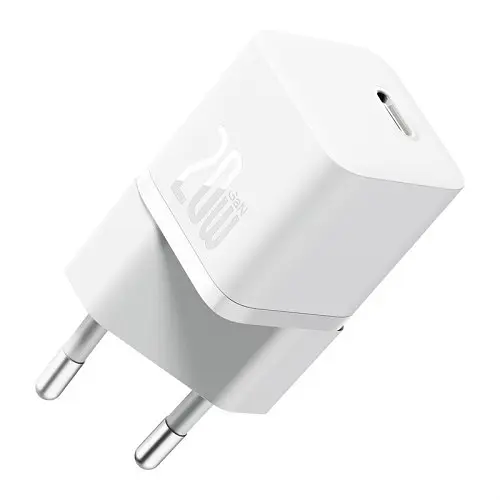 Сетевое зарядное устройство для Baseus GaN5 Fast Charger(mini) 1C 20W EU белый CCGN050102 - фото 3