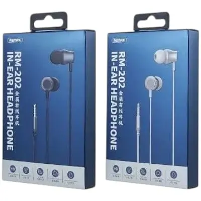 Навушники Remax metal with mic RM-202 - фото 4