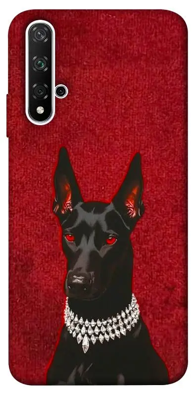 TPU чохол Demsky Premium doberman для Huawei Honor 20 / Nova 5T