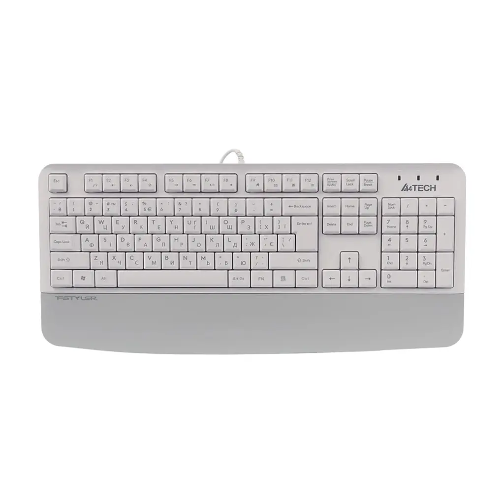 Клавіатура A4Tech FK20 USB UA White (4711421003216)