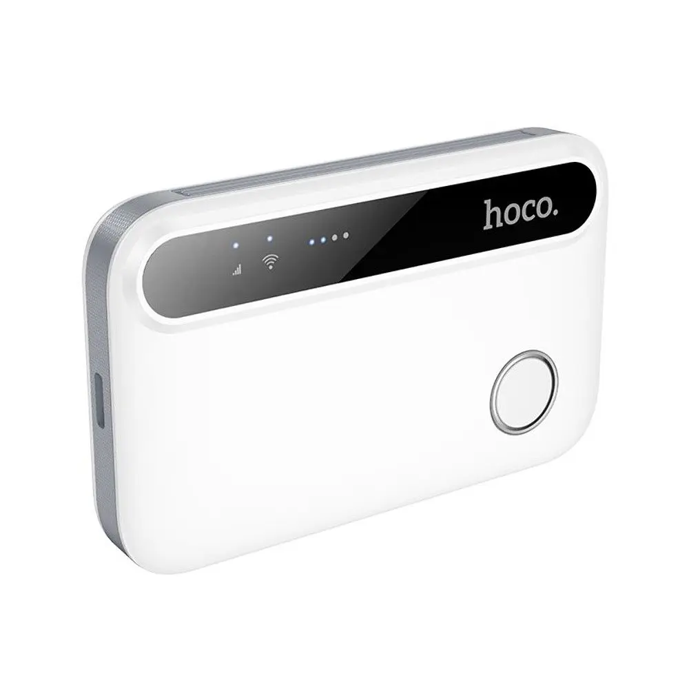 Портативний модем Wi-Fi Hoco HI41 білий - фото 3
