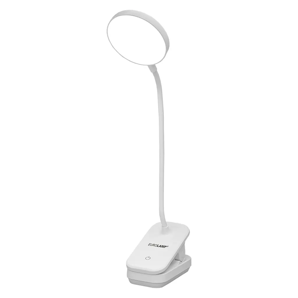 Світильник настільний Eurolamp LED на прищіпці білий (LED-TLB-5W(P)) - фото 2