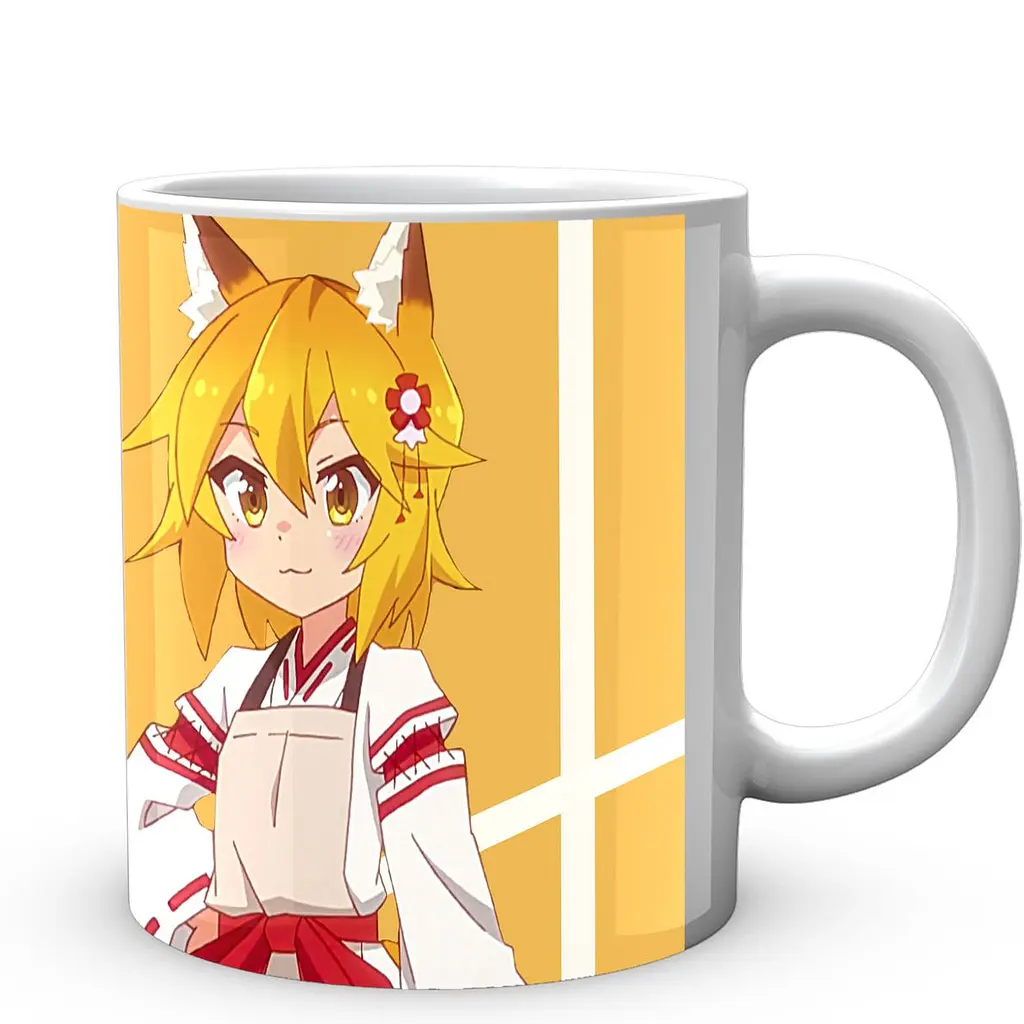 Кухоль GeekLand Дбайлива 800-річна дружина The Helpful Fox Senko-san orange background FSS 02.09 330 мл різнобарвний - фото 3