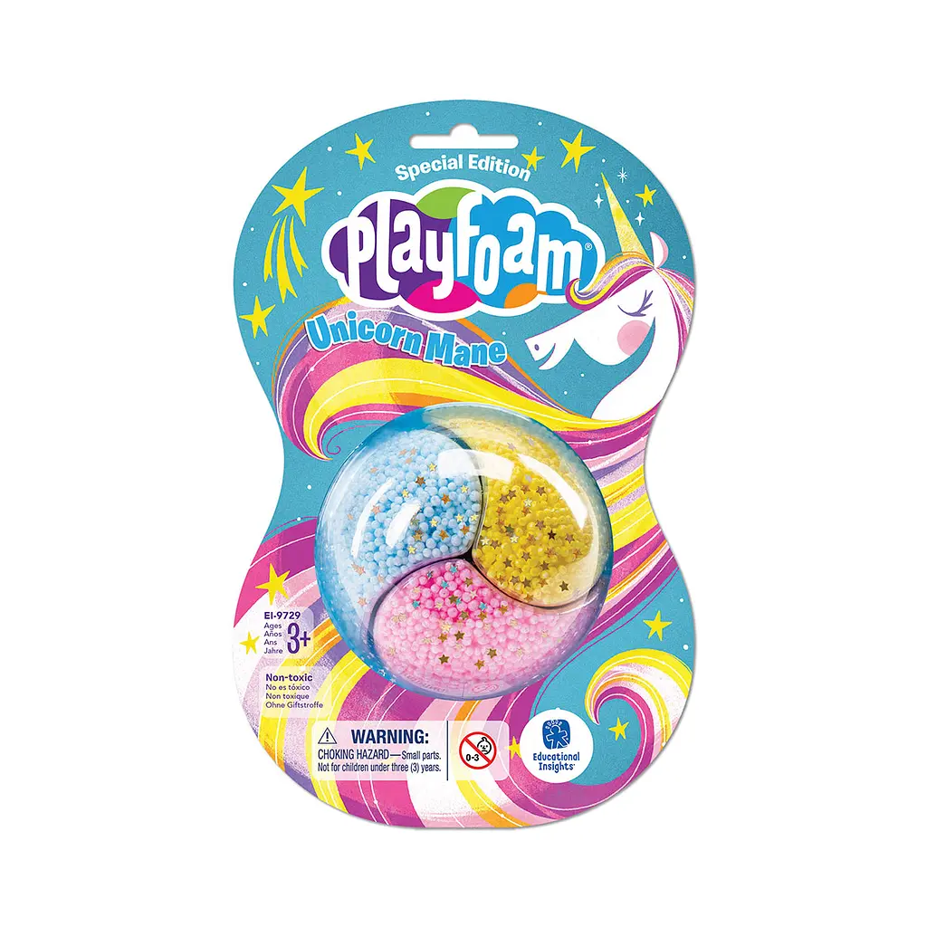 Набор шарикового пластилина Educational Insights Playfoam Грива Единорога (EI-9729-1) - фото 3