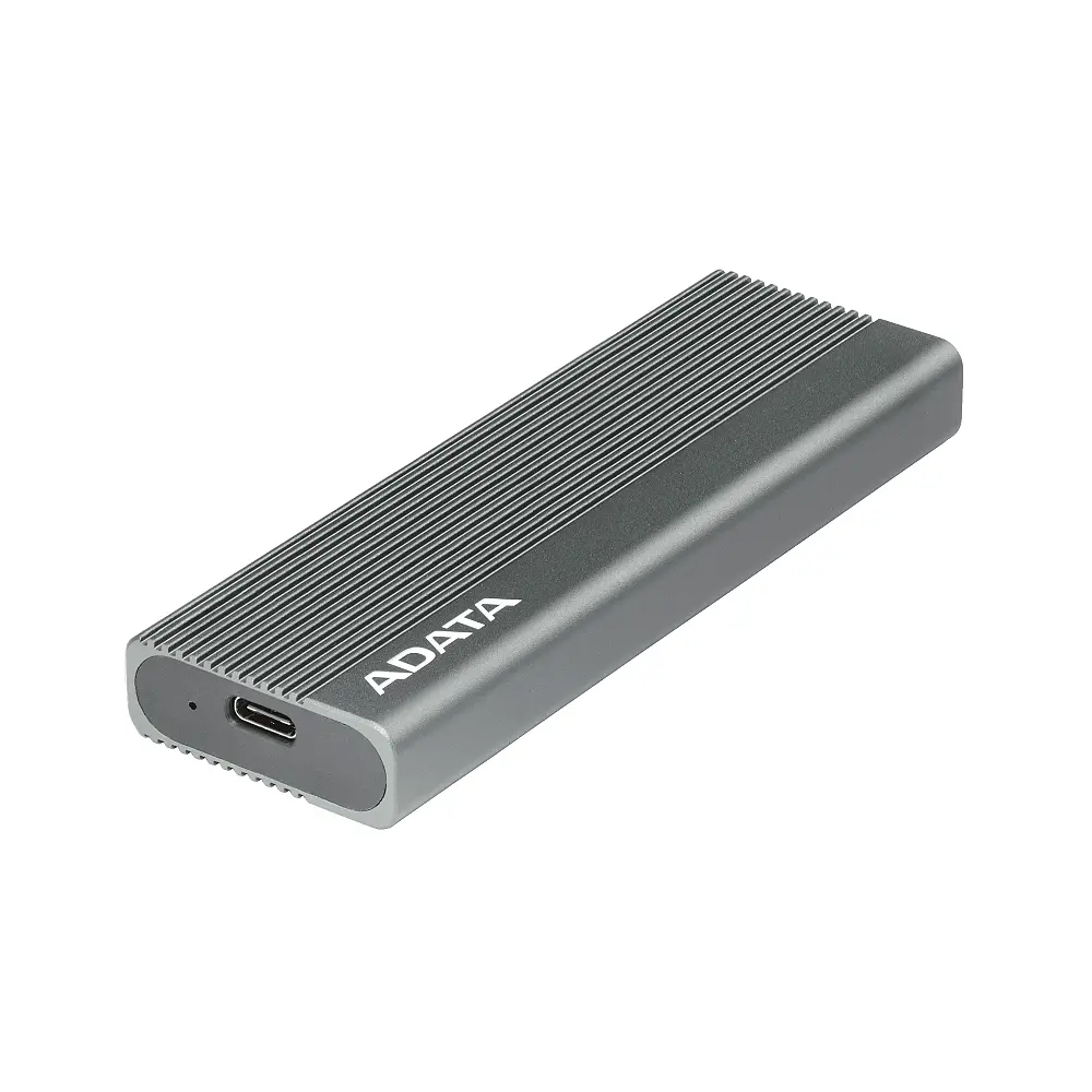 Зовнішній карман для накопичувача A-DATA EC680 для SSD M.2 PCIe USB3.2 Gen2 Type-C сірий
