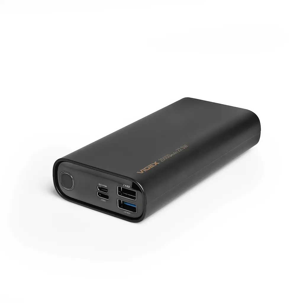 Повербанк 20000mAh Videx VPB-320 22.5W Black (VPB-320-B) - фото 5