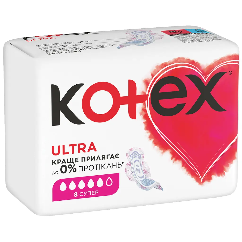 Гігієнічні прокладки Kotex Ultra Dry Super 8 шт. - фото 3