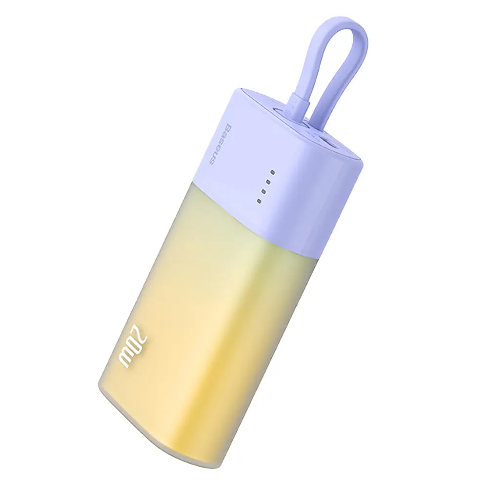 Зовнішній акумулятор Baseus Power Bank 5200mAh 20W Lightning (P10055600512-00) Purple - фото 4