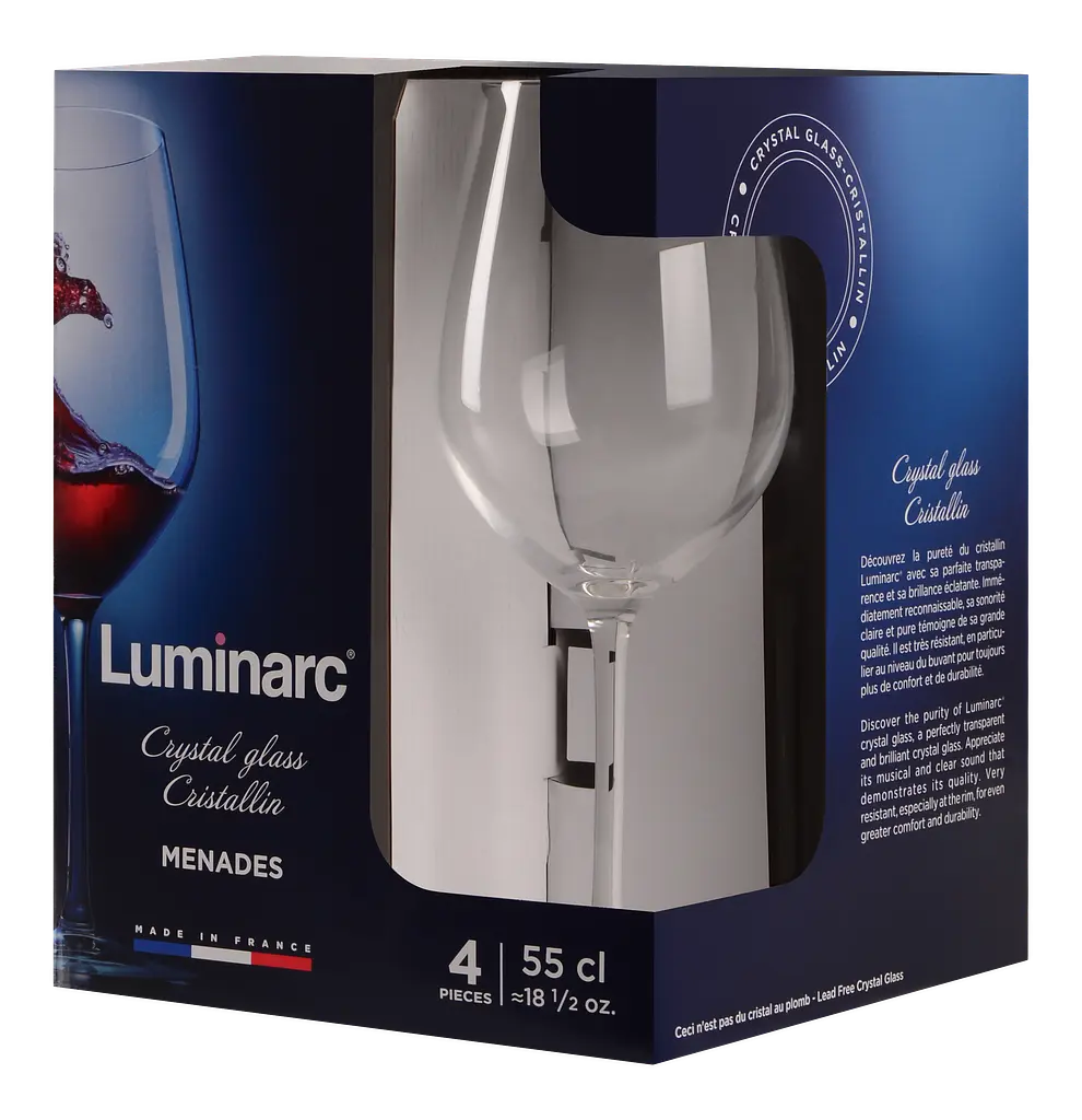 Набор бокалов Menades, 4х550 мл Luminarc kuh0016496 - фото 4