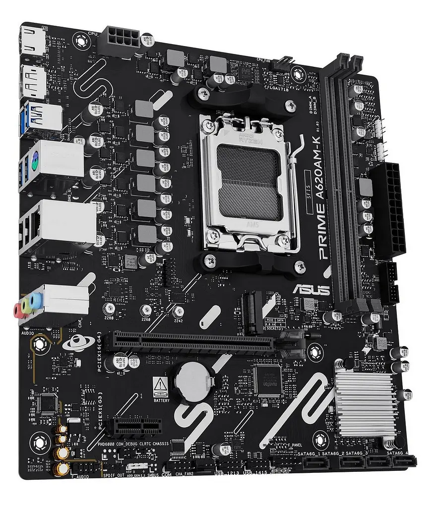 Материнська плата Asus Prime A620AM-K Socket AM5 - фото 4