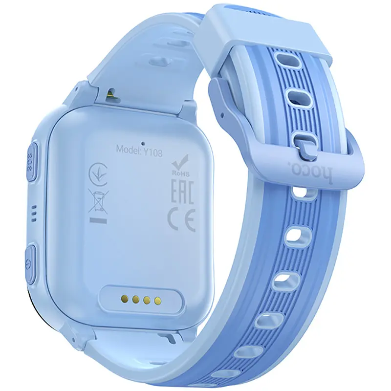 Дитячий cмарт-годинник Y108 4G with call function Blue Hoco teh0029827 - фото 2