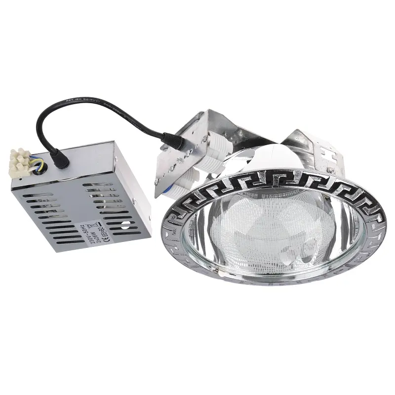 Світильник Downlight стельовий Brille 166227 DL-16W/2x26W CHR врізний - фото 2