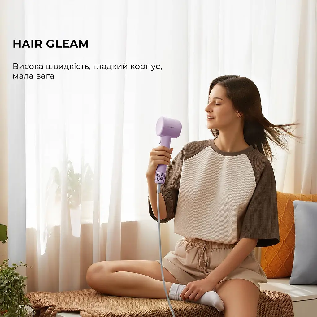 Фен Dreame Hair Dryer Gleam AHD12A-PPL Purple - фото 2