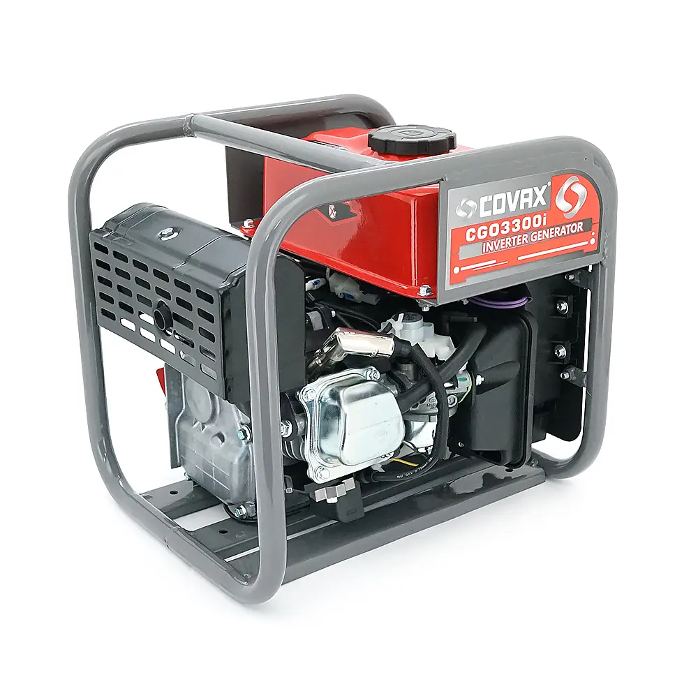 Генератор інверторний бензин COVAX CGO3300i, 1.5kW, однофазний 220V, 50Hz, 4-stroke, бак 2.3L, 341х285х315mm, 10kg - фото 2