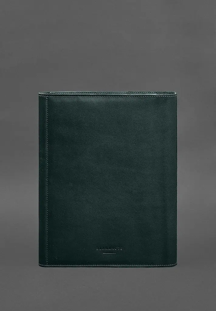 Шкіряна папка для документів "Сімейна" А4 Зелена - фото 5