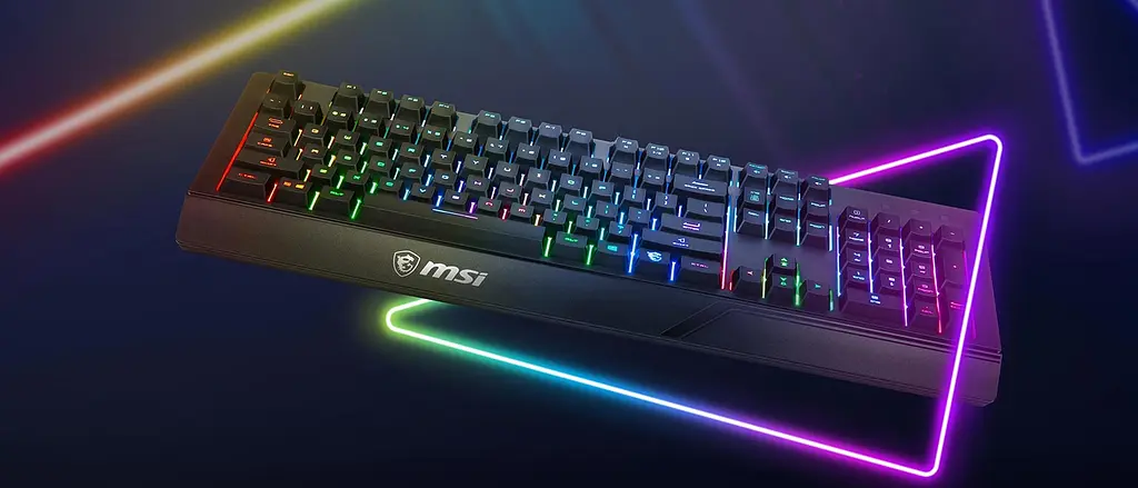 Клавіатура мембранна Vigor GK20 UA 104key, USB-A, EN/UKR/RU, ColorLED, чорний MSI teh0013864 - фото 3