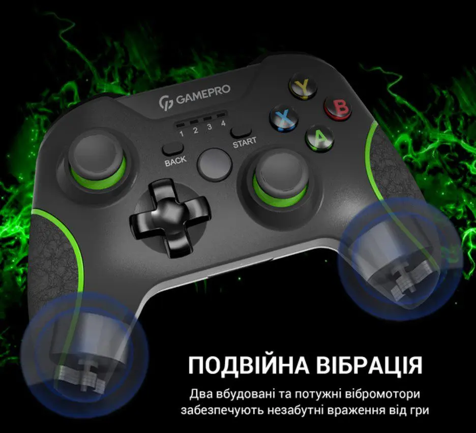 Геймпад джойстик GamePro MG-650 Black 2.4G PC/PS3/Android - фото 7
