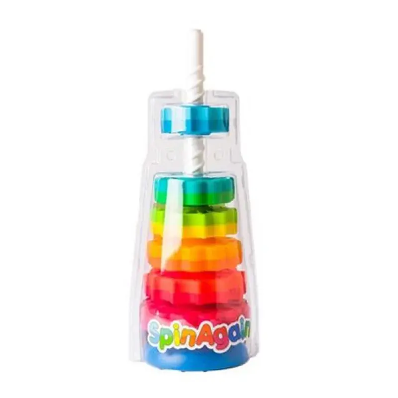 Розвиваюча іграшка Fat Brain Toys Пірамідка гвинтова тактильна SpinAgain (F110ML) - фото 2