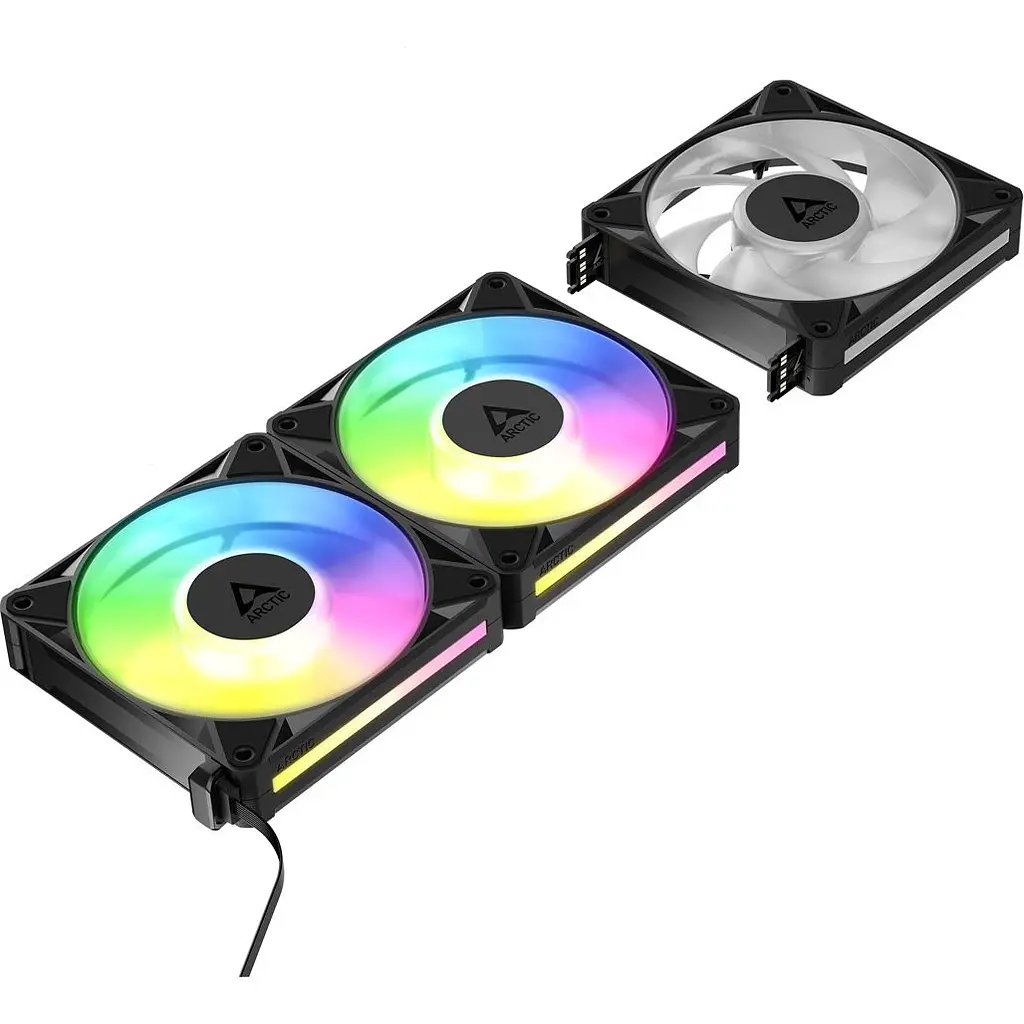 Корпусний вентилятор Arctic BioniX P12 A-RGB 3-Pack Black (ACFAN00337A) [176017] - фото 3