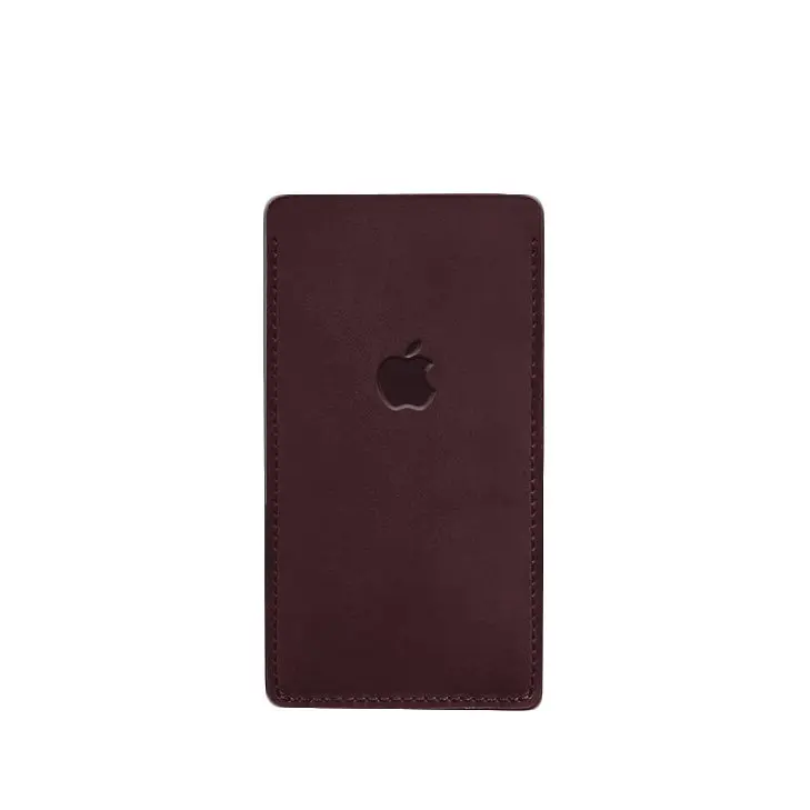 Шкіряний чохол для iPhone 13 Бордовий Crazy Horse BlankNote - фото 4