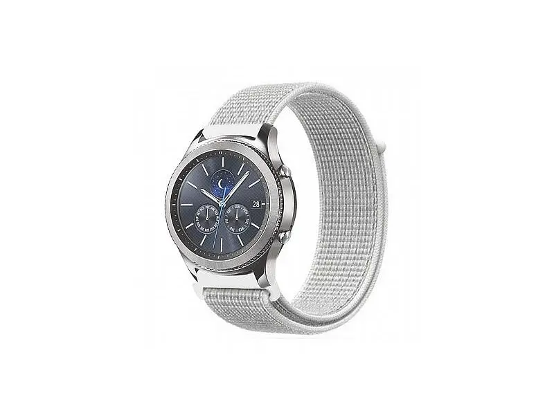 Ремінець BeCover Nylon Style для Amazfit Stratos 1/2/2S/3/GTR 2/GTR 47mm/GTR Lite 47mm/Nexo/Pace White (705893) - фото 2