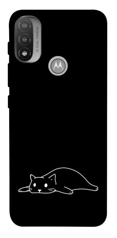 TPU чохол Demsky Lazy cat для Motorola Moto E20