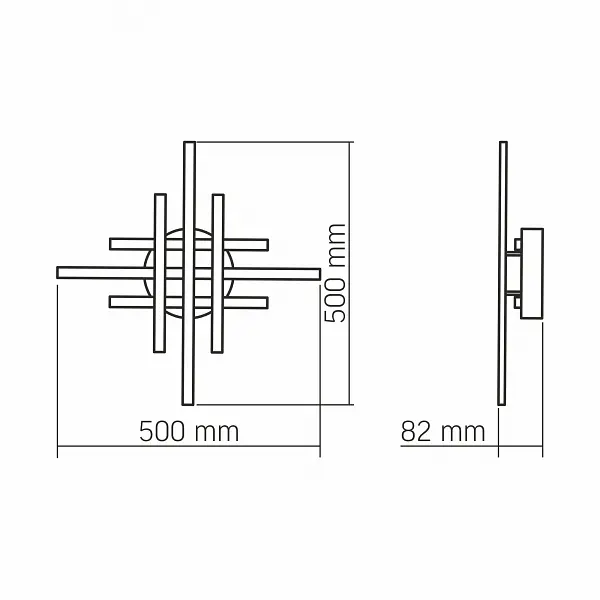 LED світильник функціональний Videx DECORA 40W VL-CLD-988-SL - фото 3