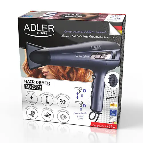 Фен Adler AD 2273 - фото 7