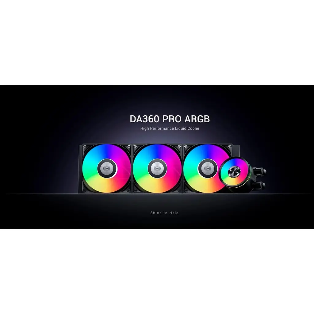 СВО PcCooler PсCOOLER DA360 PRO ARGB Black (DA360Pro-BKAWXX -GL) - фото 14