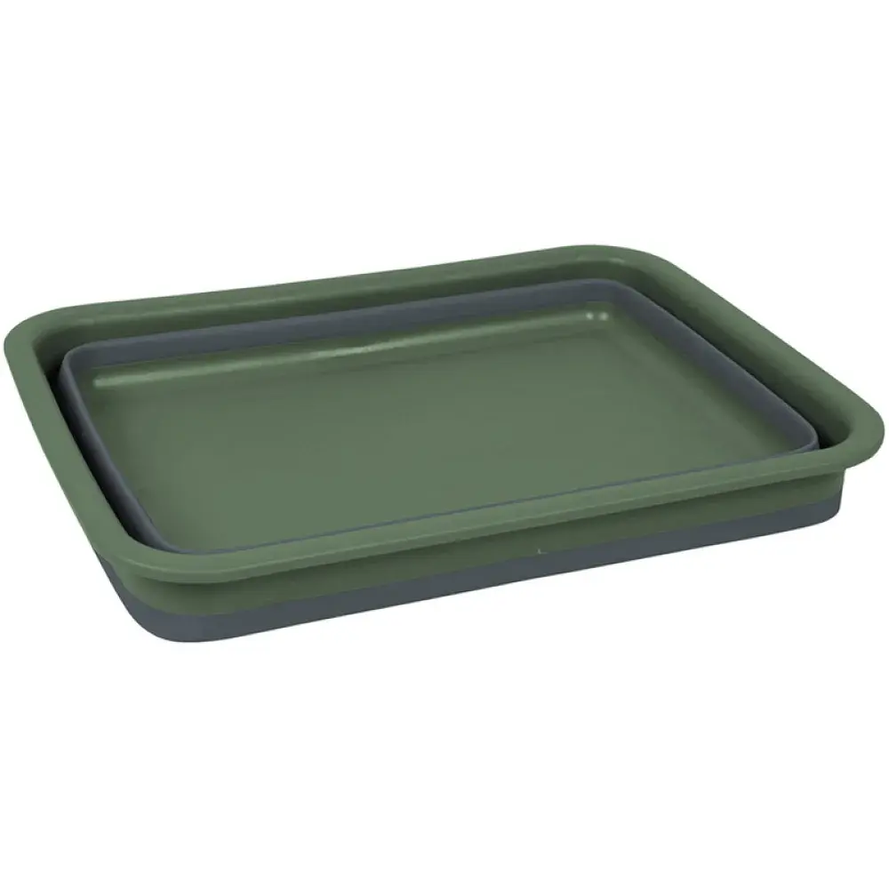 Таз Bo-Camp Washing Bowl Collapsible 7L Grey/Green - фото 2